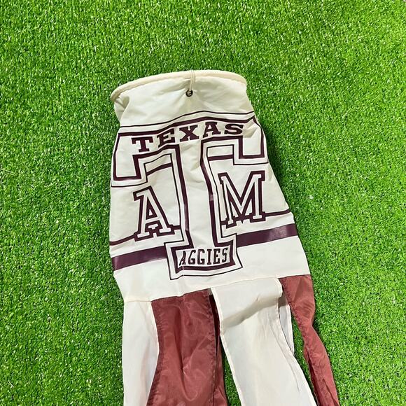 Vintage Texas A&M Windsock Aggies Maroon And White Yard Decor Aggie 36X9 EUC - Picture 2 of 5